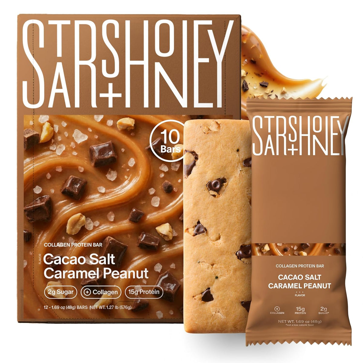 Stars and Honey Protein Bar - Cacao Salt Caramel Peanut - Nashua Nutrition
