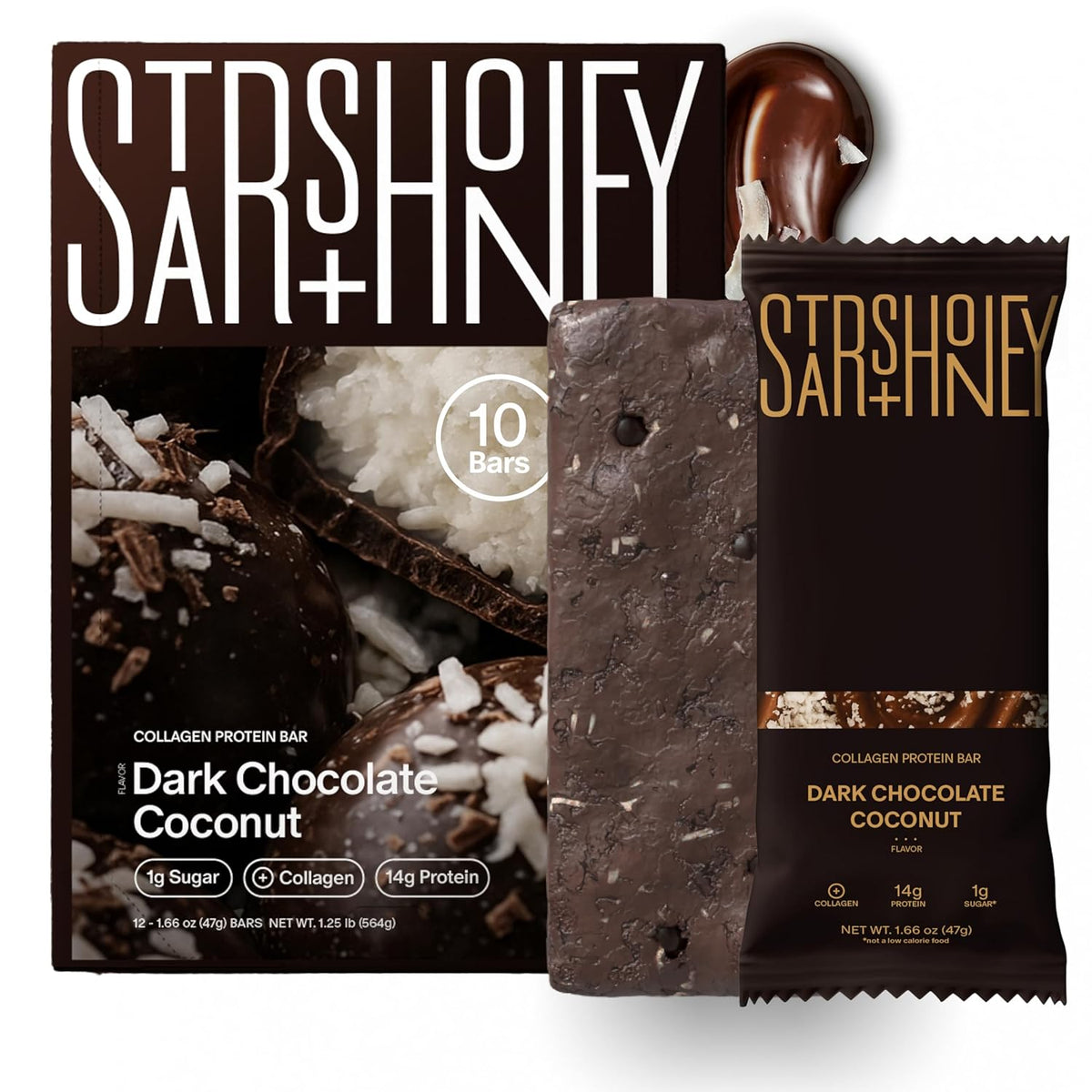 Stars and Honey Protein Bar - Dark Chocolate Coconut - Nashua Nutrition