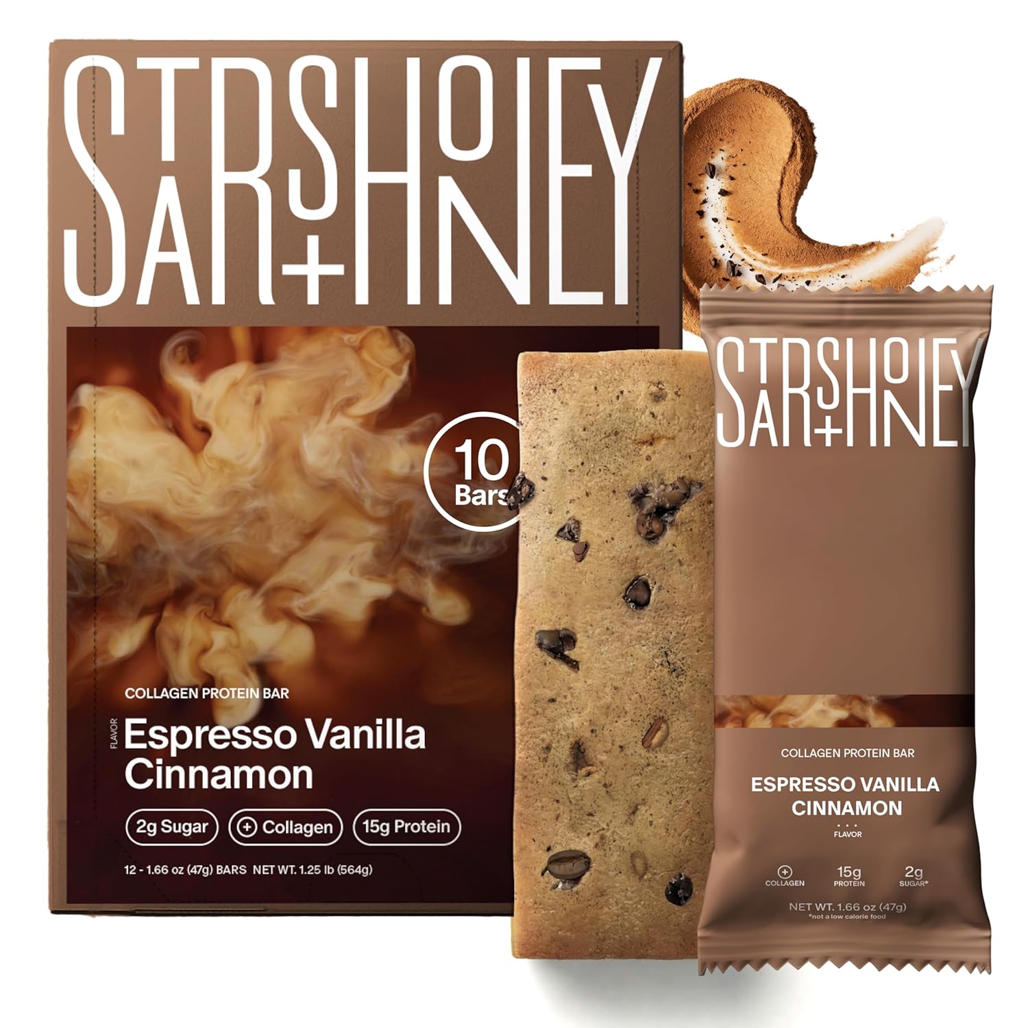 Stars and Honey Protein Bar - Espresso Vanilla Cinnamon - Nashua Nutrition