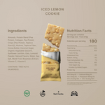 Stars and Honey Protein Bar |  Iced Lemon Cookie | 1 Bar or Box of 10 - Nashua Nutrition