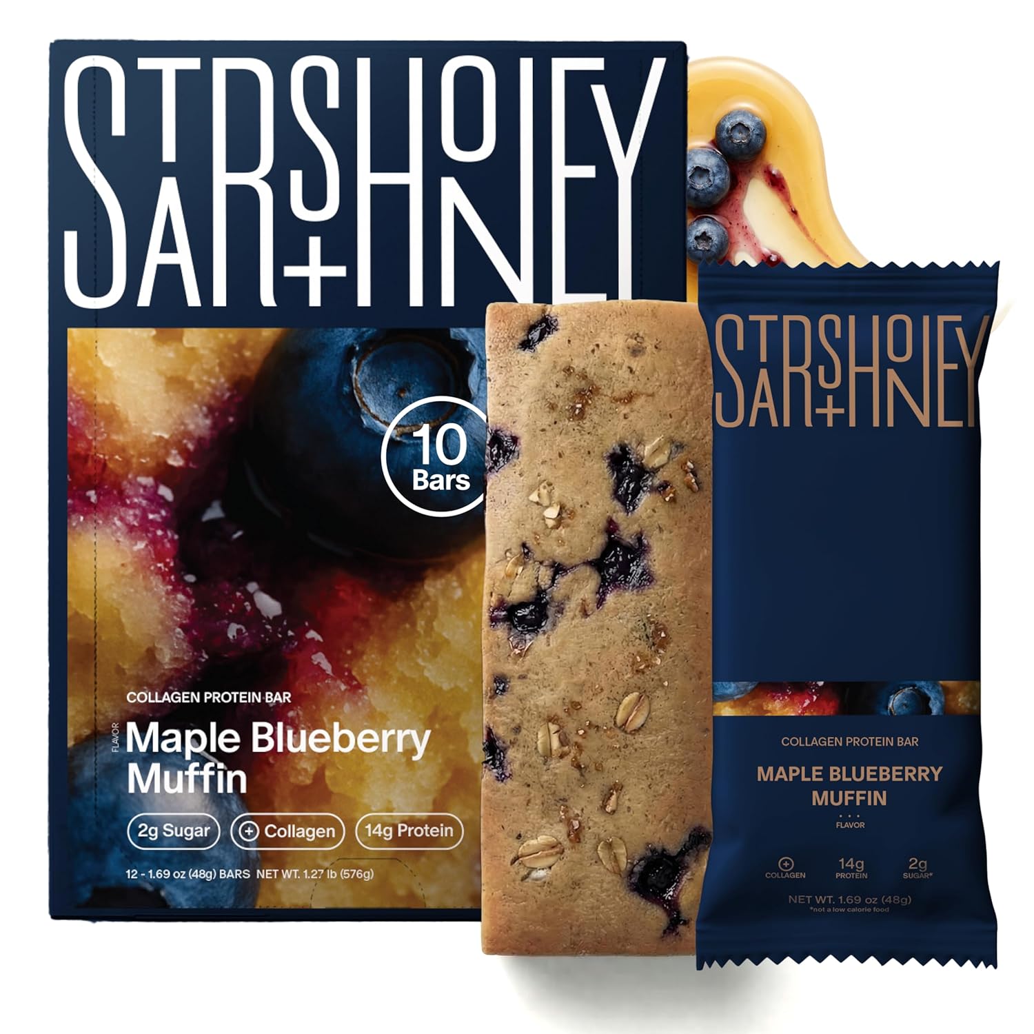 Stars and Honey Protein Bar - Maple Blueberry Muffin - Nashua Nutrition
