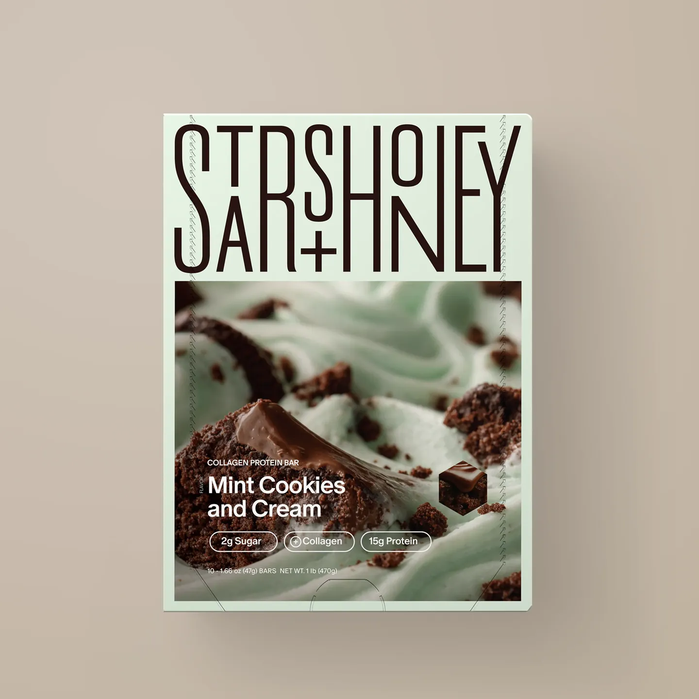 Stars and Honey Protein Bar - Mint Cookies and Cream - Nashua Nutrition