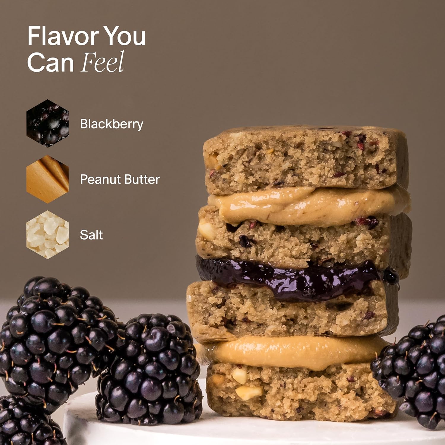 Stars and Honey Protein Bar - Peanut Butter Blackberry - Nashua Nutrition