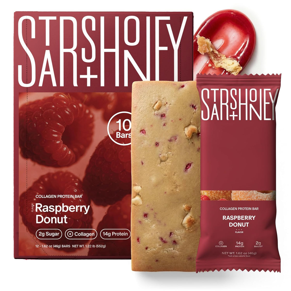 Stars and Honey Protein Bar - Raspberry Donut - Nashua Nutrition