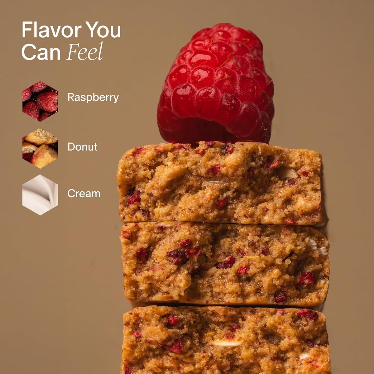Stars and Honey Protein Bar - Raspberry Donut - Nashua Nutrition