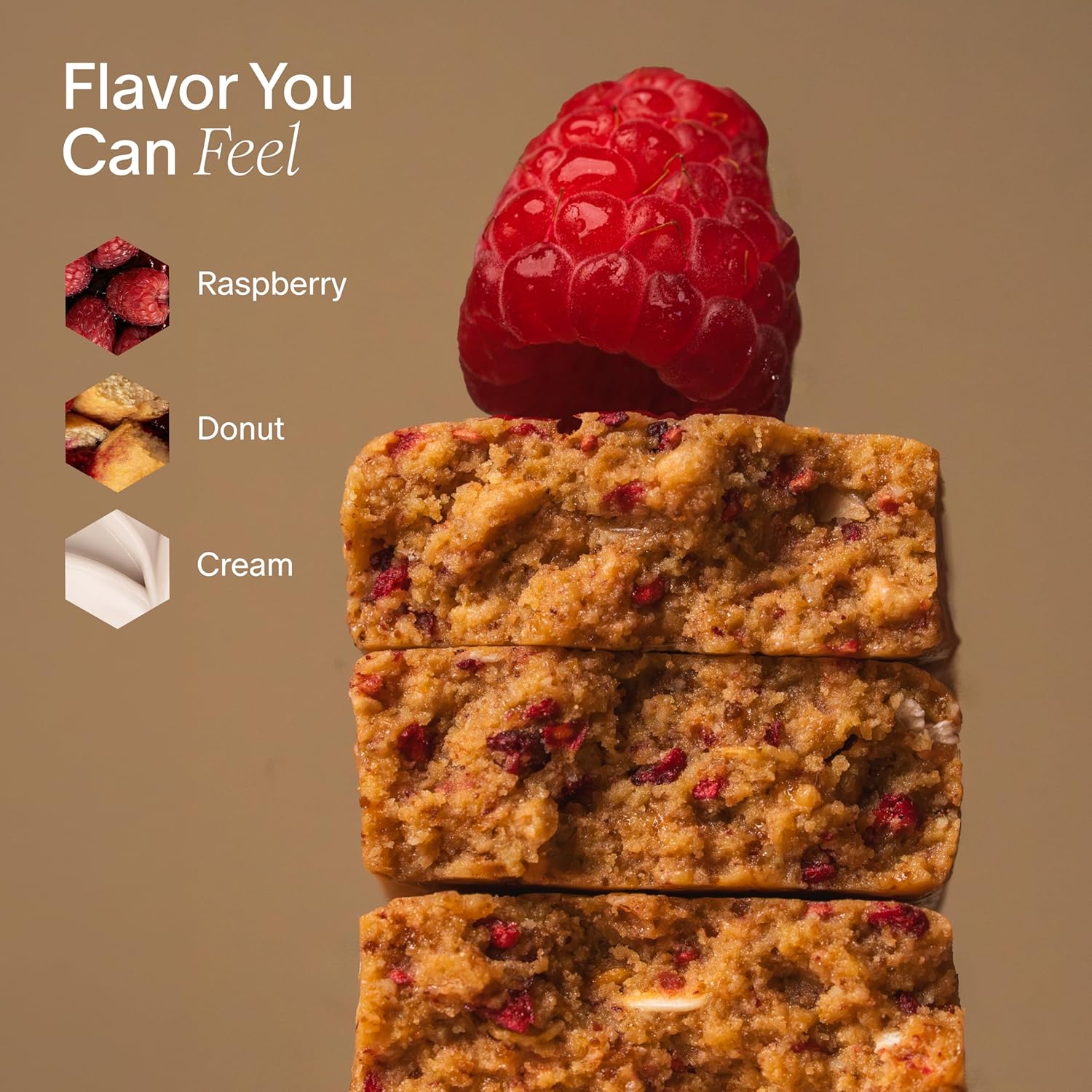 Stars and Honey Protein Bar - Raspberry Donut - Nashua Nutrition