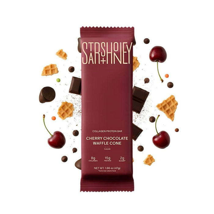 Stars and Honey - Cherry Chocolate Waffle Cone Protein Bar (1 Bar or Box of 10)
