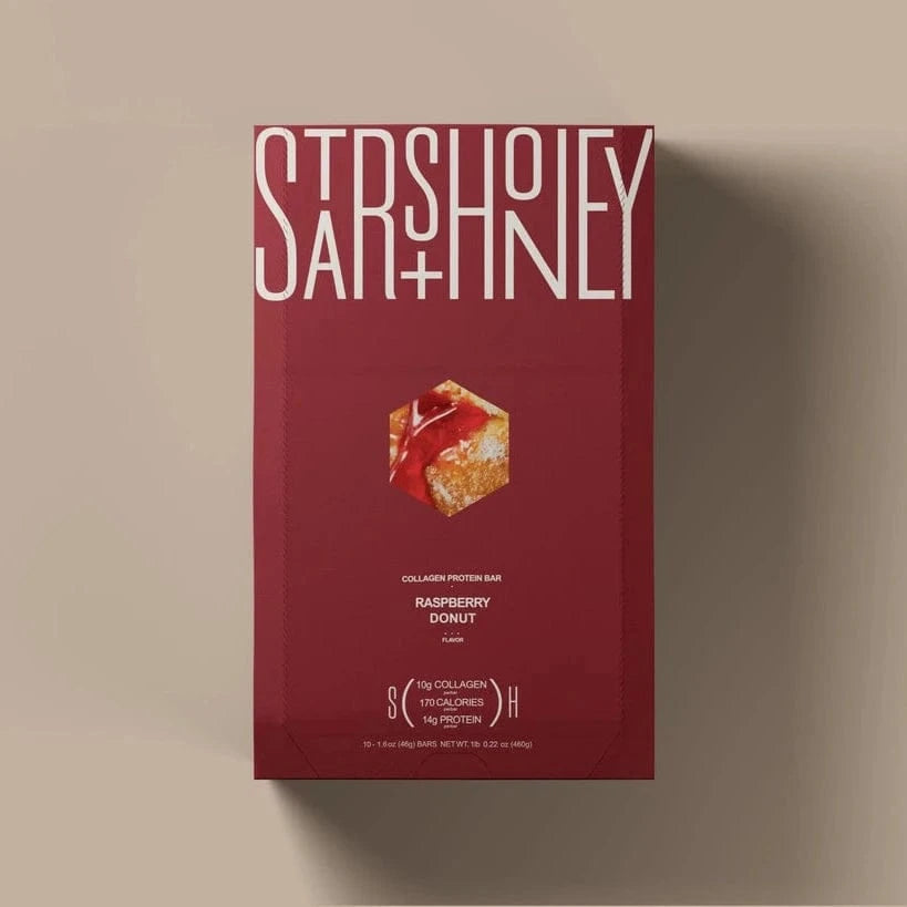 Stars & Honey - The Raspberry Donut Protein Bar (1 Bar or Box of 10) - Nashua Nutrition