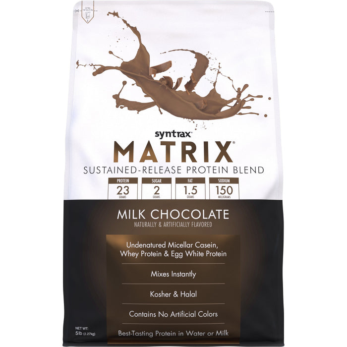 Syntrax - Matrix 5.0 Protein Powder - Milk Chocolate - 5lb Bag