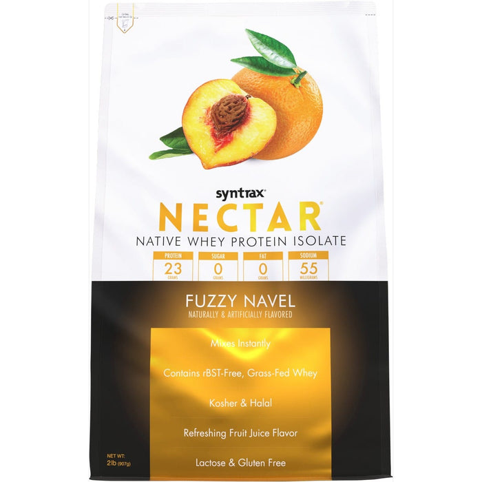 Syntrax - Nectar Protein Powder - Fuzzy Navel - 32 Serving Bag