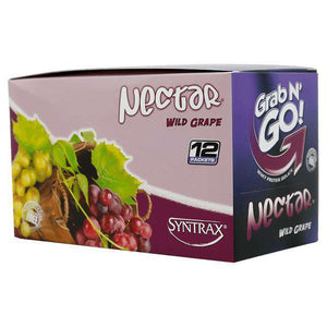 Syntrax - Nectar Protein Powder - Grab N Go - Wild Grape - 12 Individual Servings - Protein Powders - Nashua Nutrition