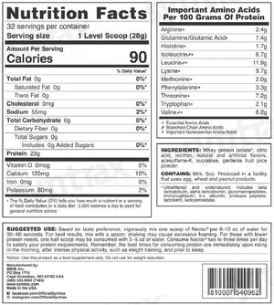 Syntrax - Nectar Protein Powder - Roadside Lemonade - 32 Serving Bag - Nashua Nutrition