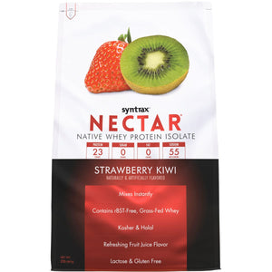 Syntrax - Nectar Protein Powder - Strawberry Kiwi - 32 Serving Bag - Protein Powders - Nashua Nutrition