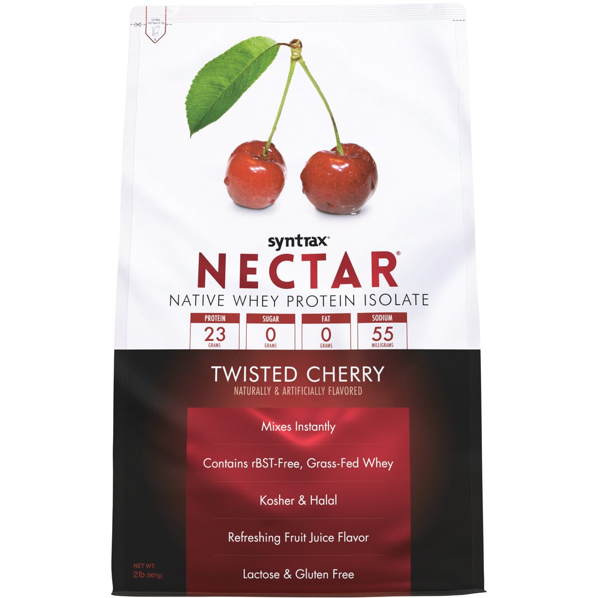 Nectar Protein Powder - Twisted Cherry - 32 Serving Bag | Syntrax