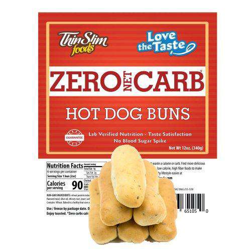 ThinSlim Foods - Love-The-Taste Hot Dog Buns - 6 Servings