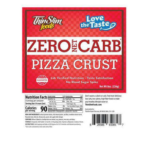 ThinSlim Foods - Love-The-Taste Pizza Crust - 4 Servings - Dinners & Entrees - Nashua Nutrition