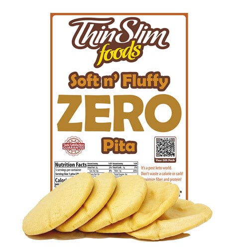 ThinSlim Foods - Soft n' Fluffy Zero Carb Pita - 5 Servings