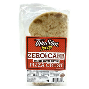 ThinSlim Foods - Zero Net Carb Brick Oven Style Pizza Crust - 4 Servings - Dinners & Entrees - Nashua Nutrition