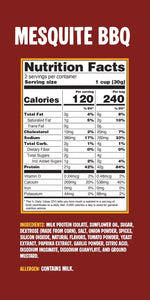 Twin Peaks Ingredients - Protein Puffs - Mesquite Barbecue - 2 Serving Bag - Nashua Nutrition