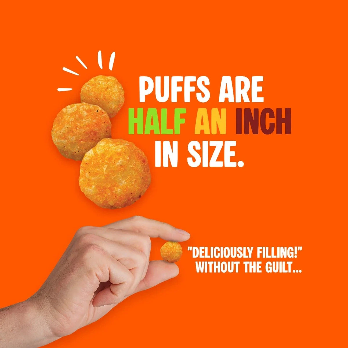 Twin Peaks Ingredients - Protein Puffs - Nacho Cheese - 2 Serving Bag - Nashua Nutrition