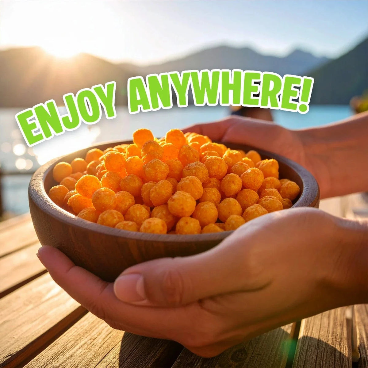 Twin Peaks Ingredients - Protein Puffs - Nacho Cheese - 2 Serving Bag - Nashua Nutrition