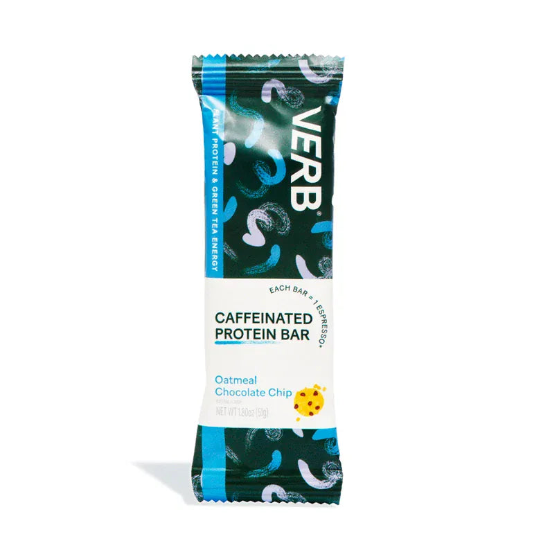 Verb - Caffeine Protein Bar - Oatmeal Chocolate Chip (1 Bar or 12/Box) - Nashua Nutrition