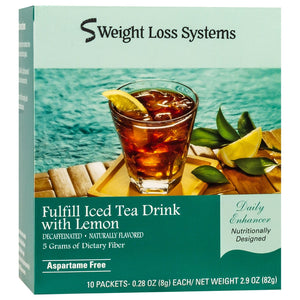 Weight Loss Systems Fiber Drink - Iced Tea with Lemon - 10/Box - Fiber Items - Nashua Nutrition