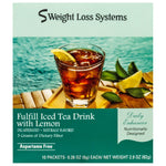 Weight Loss Systems Fiber Drink - Iced Tea with Lemon - 10/Box - Fiber Items - Nashua Nutrition