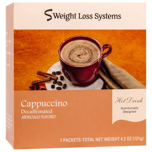 Weight Loss Systems Hot Drinks - Cappuccino Decaffeinated - 7/Box - Hot Drinks - Nashua Nutrition