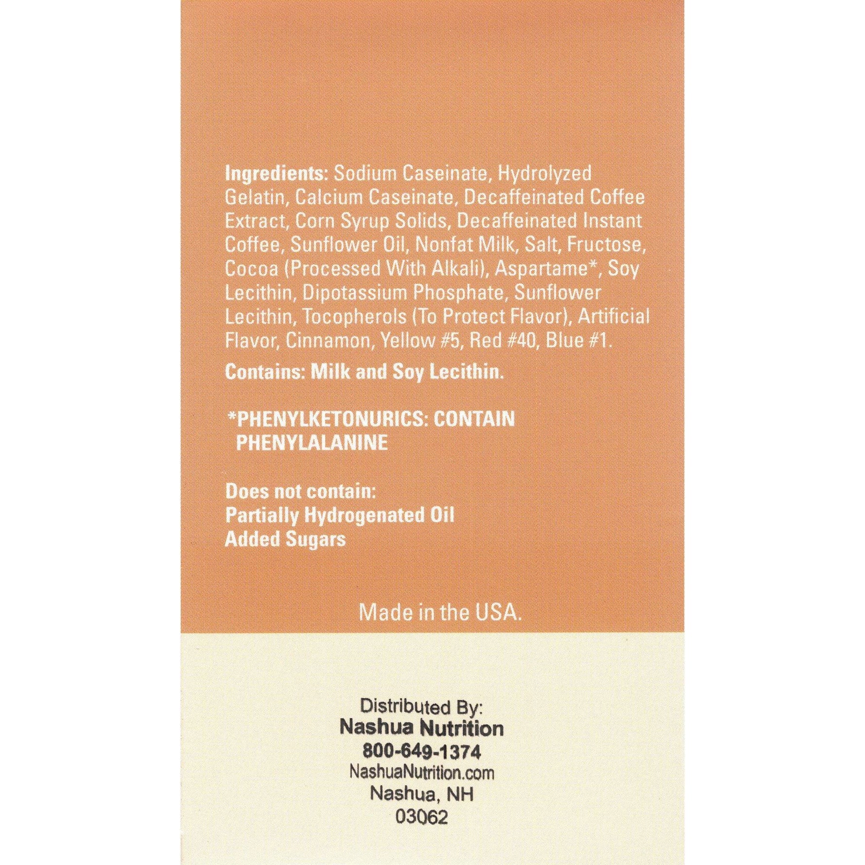 Weight Loss Systems Hot Drinks - Cappuccino Decaffeinated - 7/Box - Hot Drinks - Nashua Nutrition