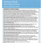 Weight Loss Systems Meal Replacement - Variety Pack - 7/Box - Shake & Puddings - Nashua Nutrition
