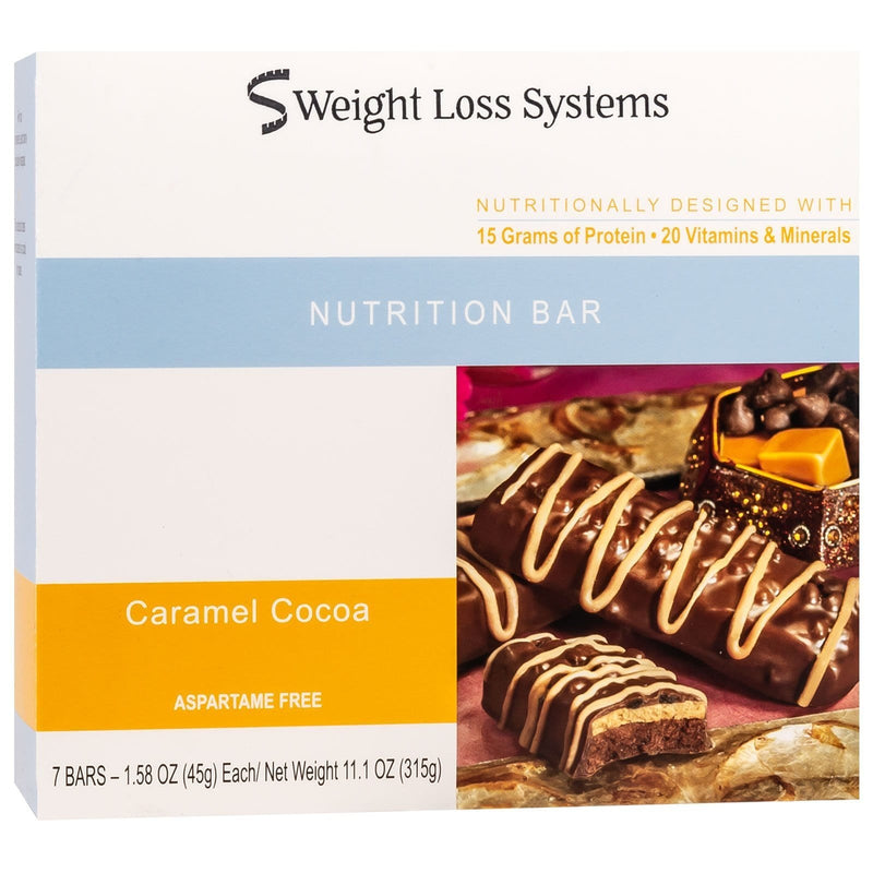 Delicious Caramel Cocoa Protein Bar Weight Loss Systems
