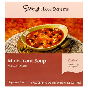 Weight Loss Systems Protein Soup - Minestrone - 7/Box - Hot Soups - Nashua Nutrition