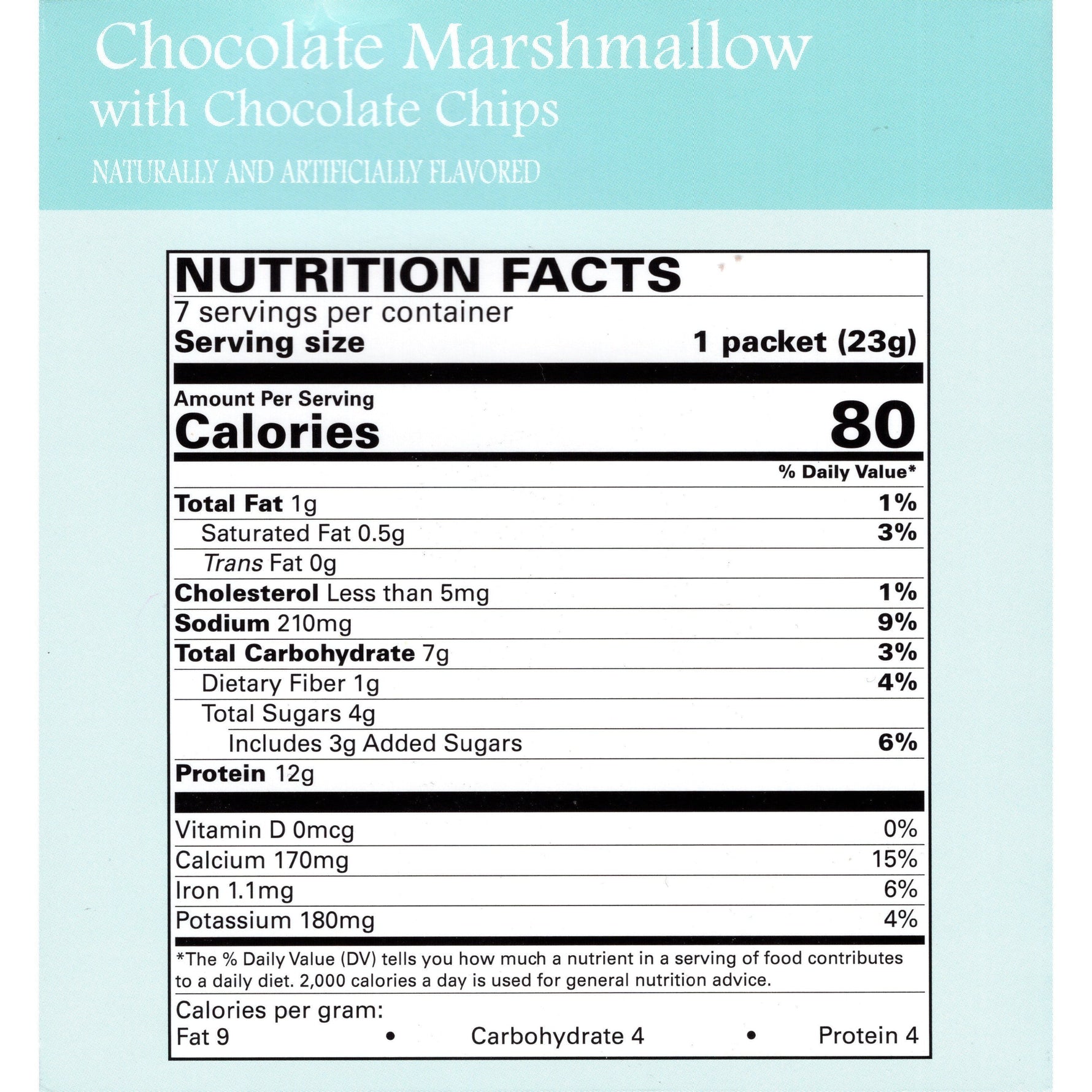 Weight Loss Systems Pudding - Chocolate Marshmallow with Chocolate Chips - 7/Box - Shake & Puddings - Nashua Nutrition
