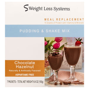 Weight Loss Systems Pudding & Shake - Chocolate Hazelnut - 7/Box - Shake & Puddings - Nashua Nutrition