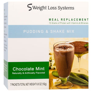 Weight Loss Systems Pudding & Shake - Chocolate Mint - 7/Box - Shake & Puddings - Nashua Nutrition