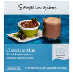 Weight Loss Systems Pudding & Shake - Chocolate Mint - Aspartame Free - 7/Box - Shake & Puddings - Nashua Nutrition