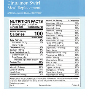 Weight Loss Systems Pudding & Shake - Cinnamon Swirl - 7/Box - Shake & Puddings - Nashua Nutrition