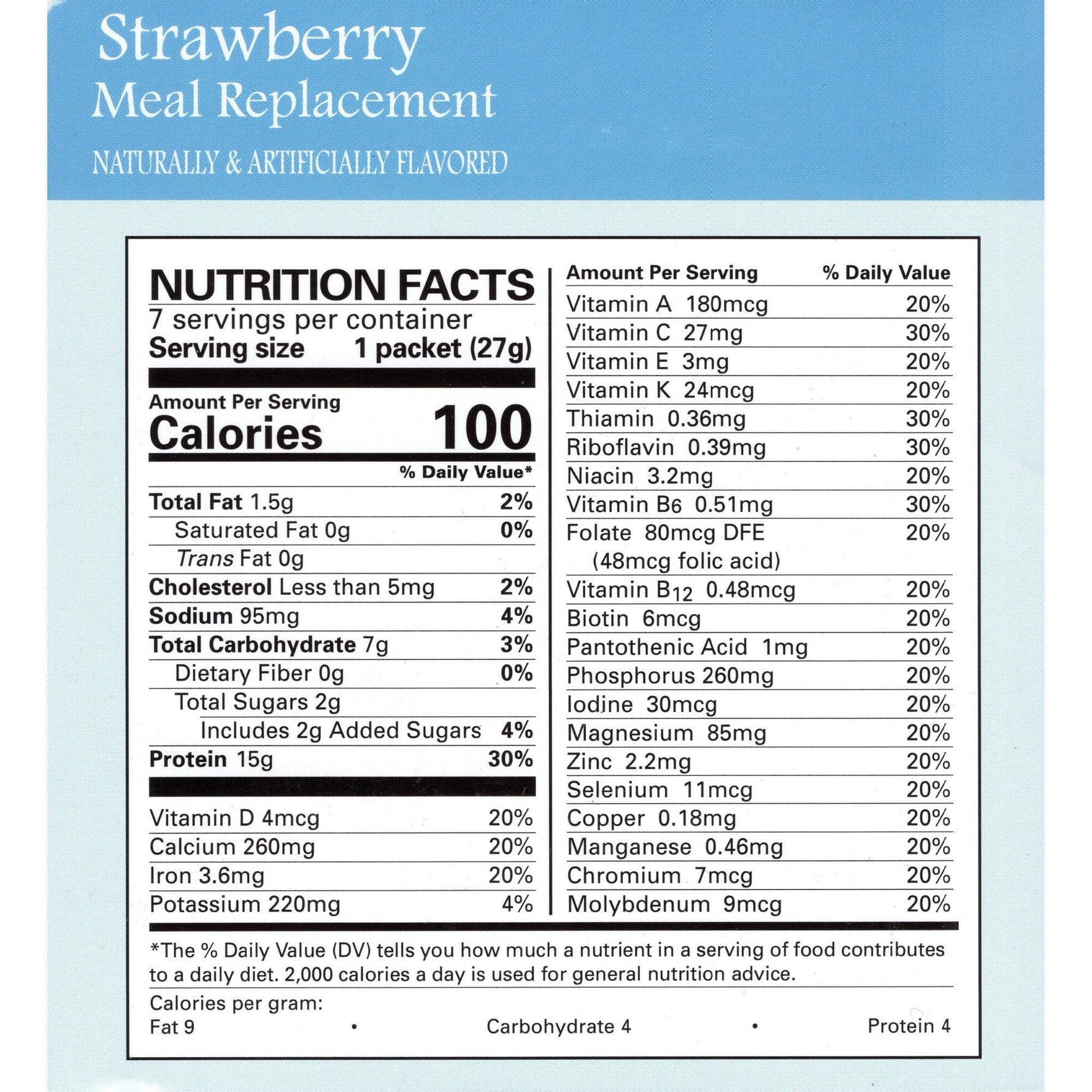 Weight Loss Systems Pudding & Shake - Strawberry - Aspartame Free - 7/Box - Shake & Puddings - Nashua Nutrition