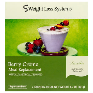Weight Loss Systems Smoothie Meal Replacement - Berry Creme - 7/Box - Smoothies - Nashua Nutrition