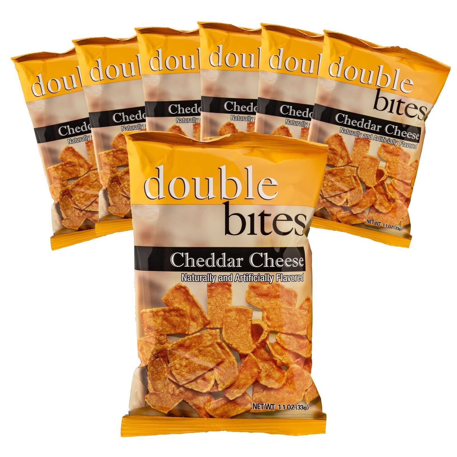 Weight Loss Systems Snack Double Bites - Cheddar Cheese - 7 Bags - Nashua Nutrition