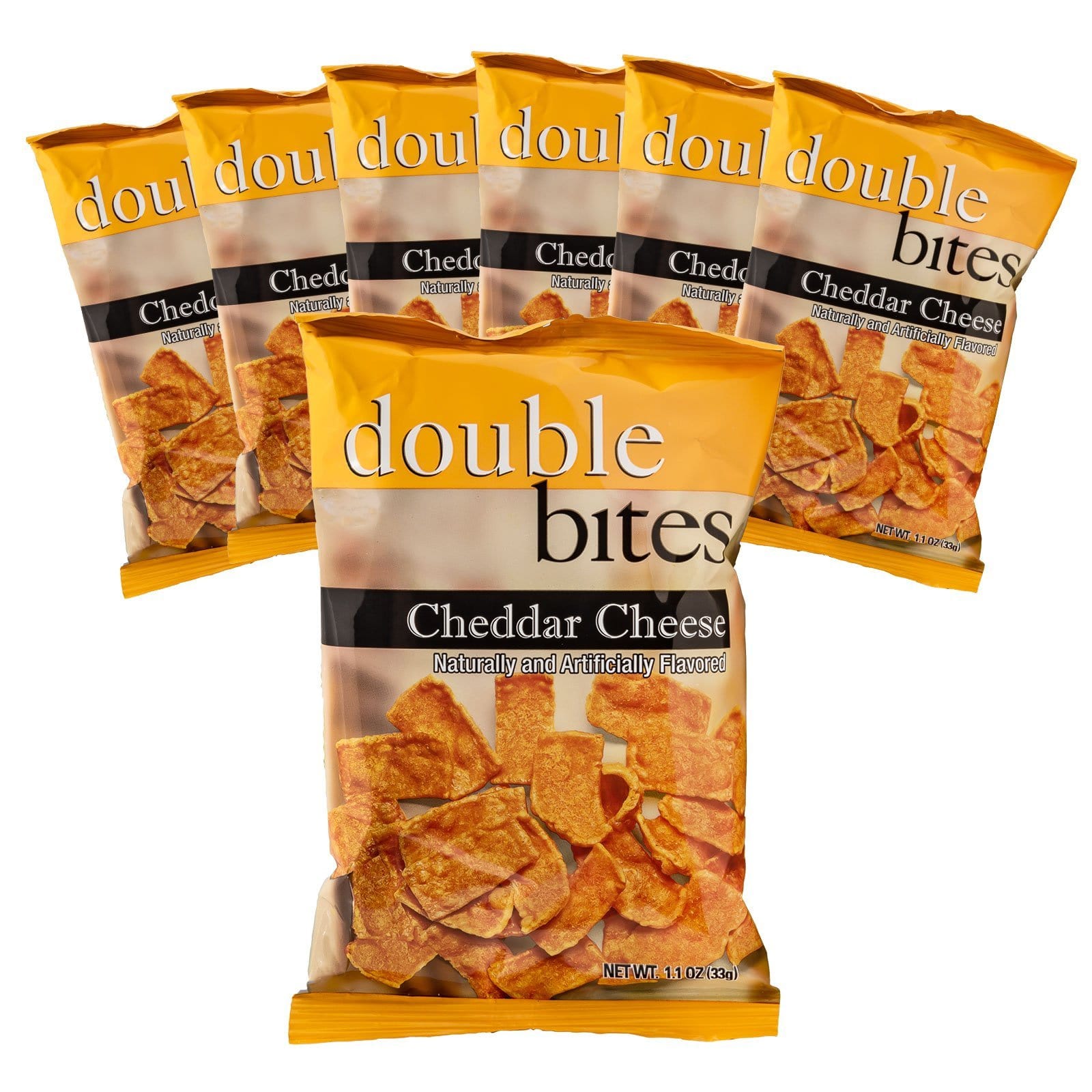 Weight Loss Systems Snack Double Bites - Cheddar Cheese - 7 Bags - Nashua Nutrition