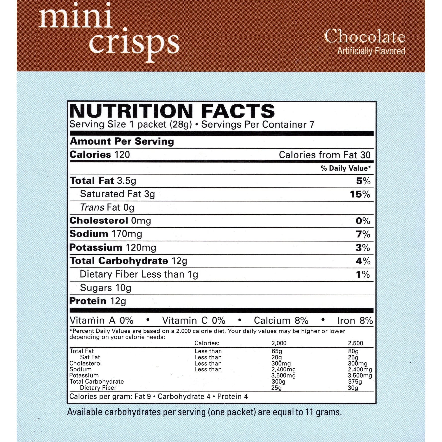 Weight Loss Systems Snack - Mini Crisps - 7/Box - Snacks & Desserts - Nashua Nutrition