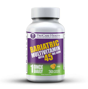 zDiscontinued:  ProCare Health - Bariatric Multivitamin Chewable - 45mg Iron - Citrus - 1 Once Daily - 30ct Bottle - Nashua Nutrition